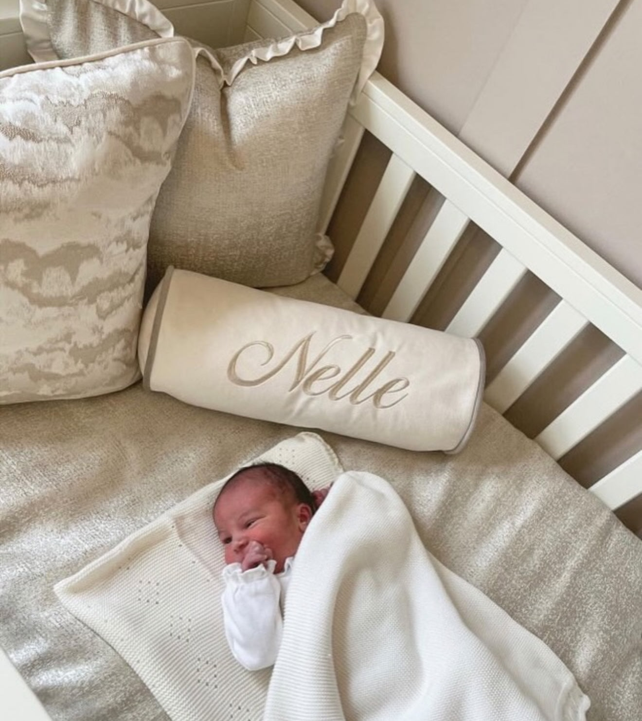 Ivory Personalised Bolster