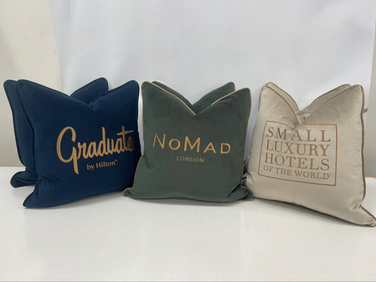 Branded Logo Velvet Square