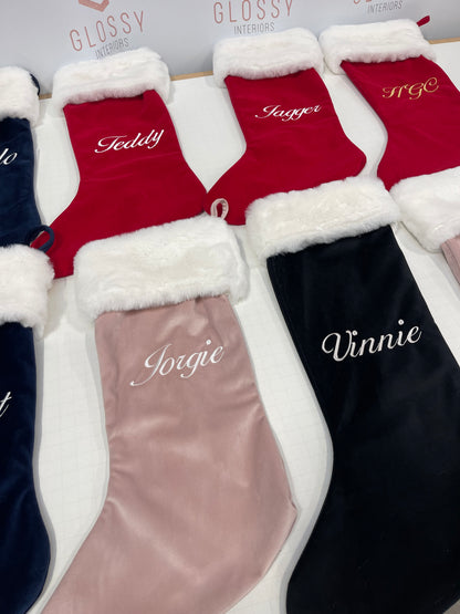 Luxury Christmas Stocking Limited Edition (8 colours available)