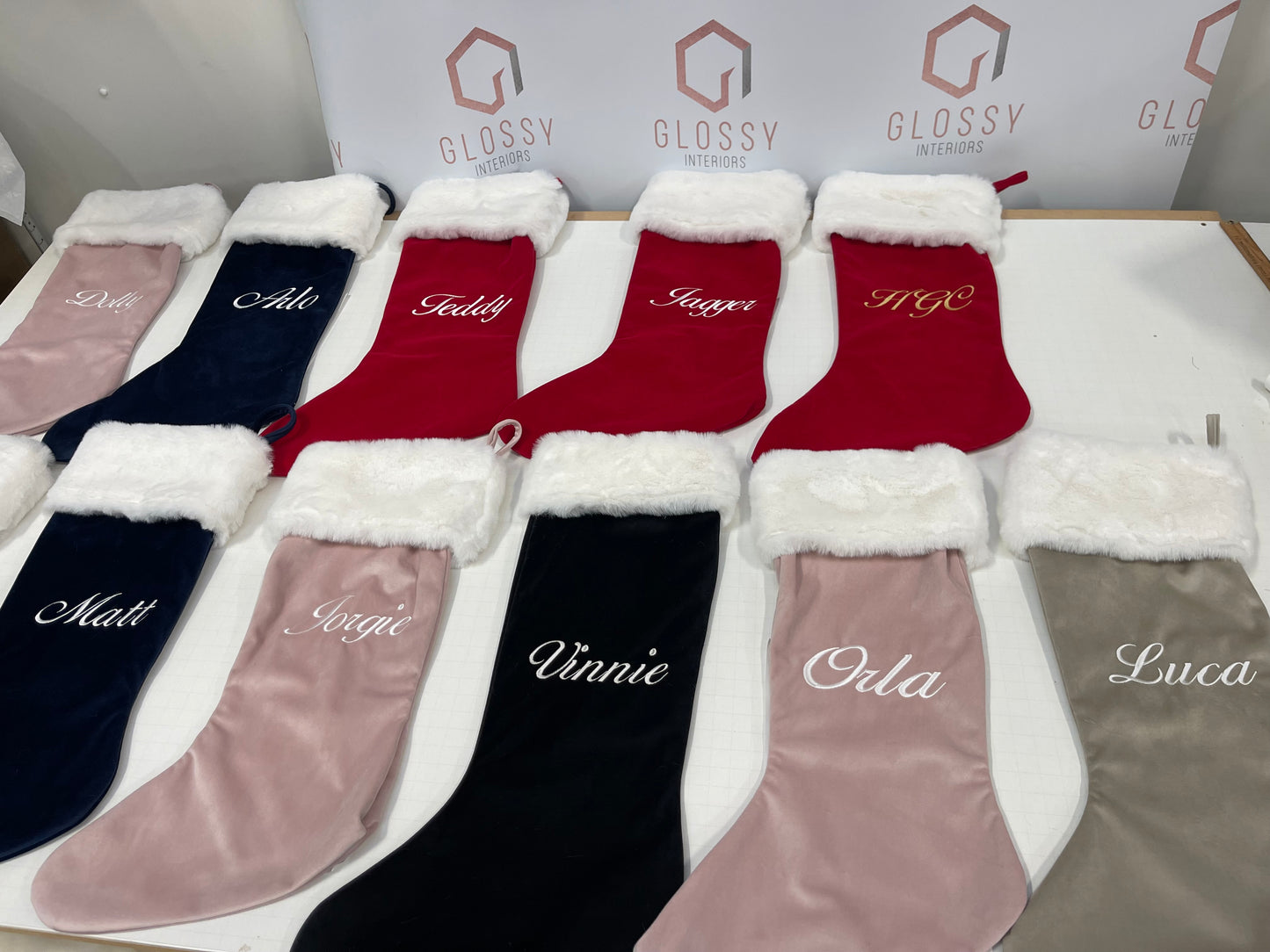 Luxury Christmas Stocking Limited Edition (8 colours available)