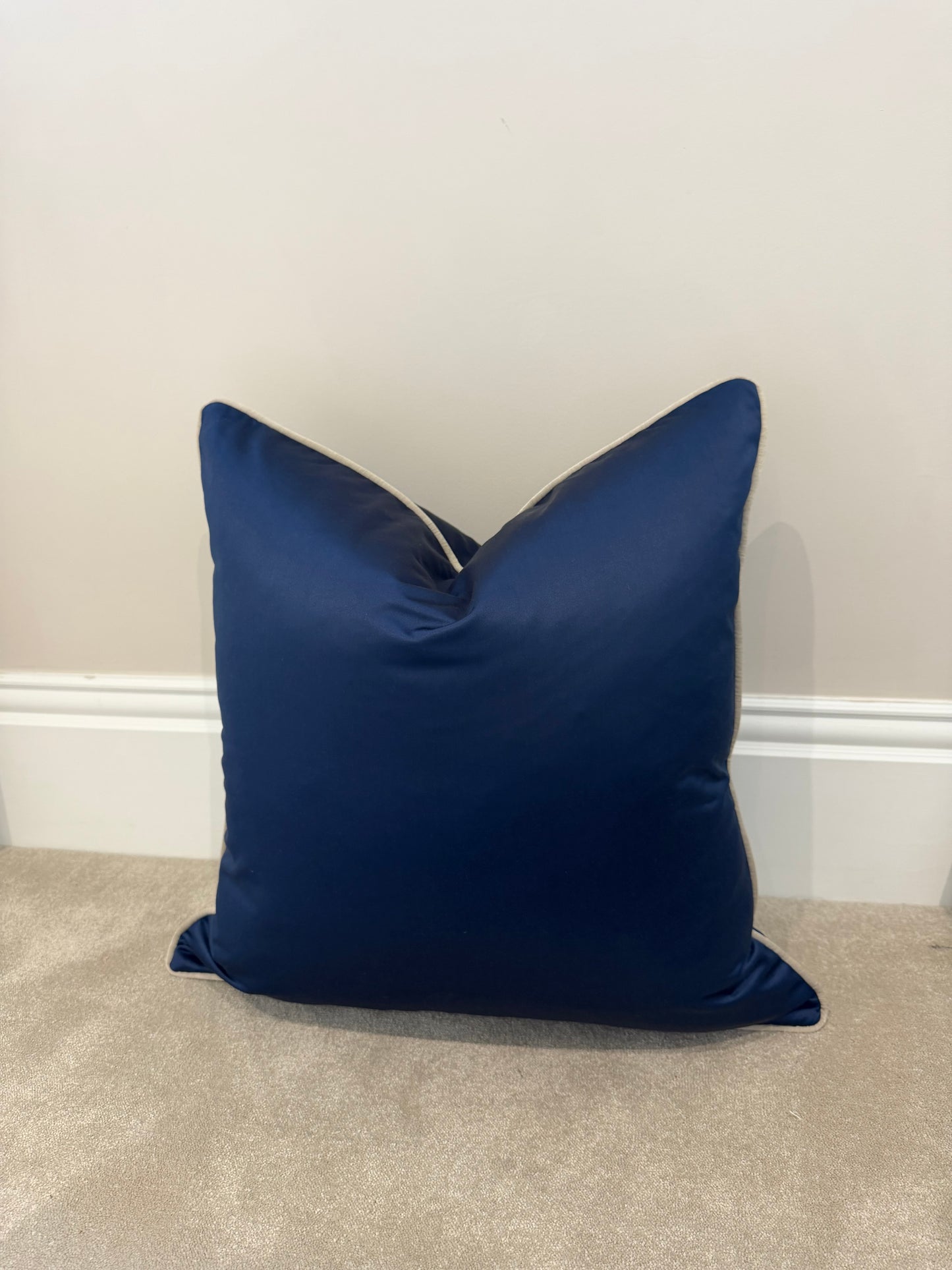 Blue sateen  22”