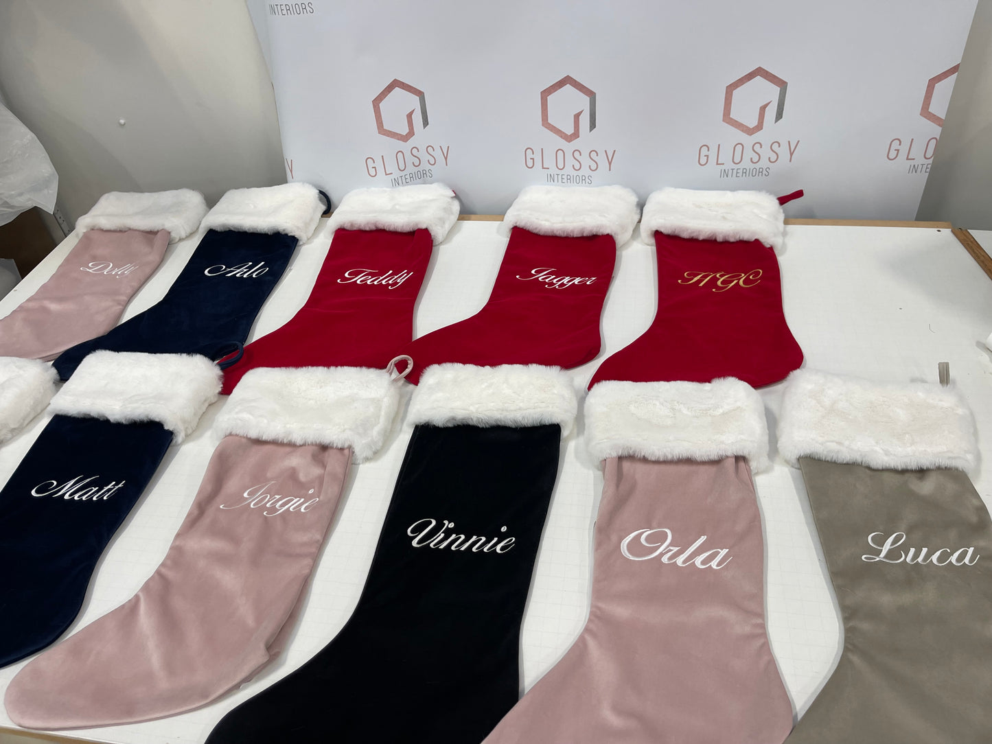 Luxury Christmas Stocking Limited Edition (8 colours available)