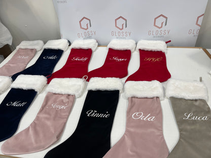 Luxury Christmas Stocking Limited Edition (8 colours available)