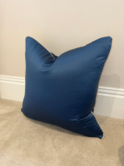 Blue sateen 22”