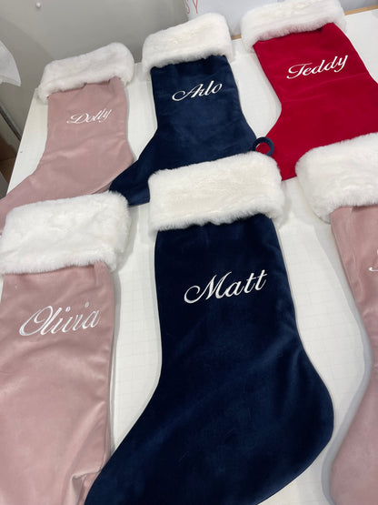 Luxury Christmas Stocking Limited Edition (8 colours available)